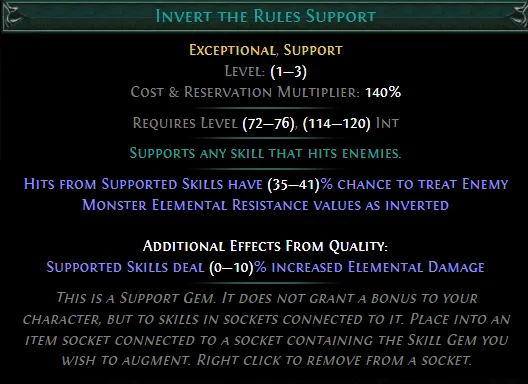PoE Invert the Rules Support