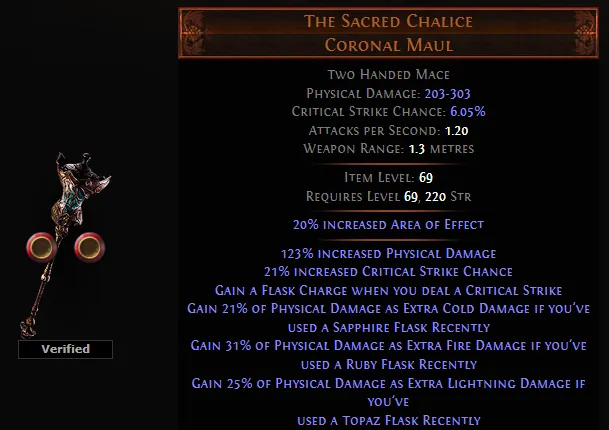 PoE The Sacred Chalice