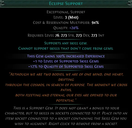 PoE Eclipse Support