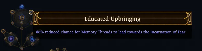 PoE Memories Atlas Passives