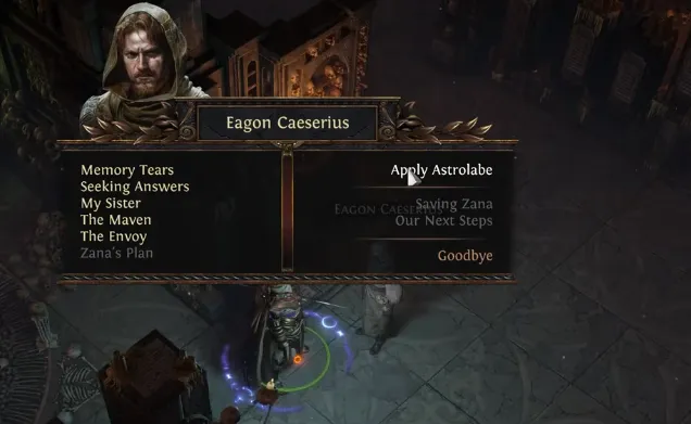 How to use PoE Astrolabe