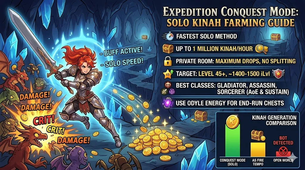 Farming Aion 2 Kinah: Expedition Conquest Mode 