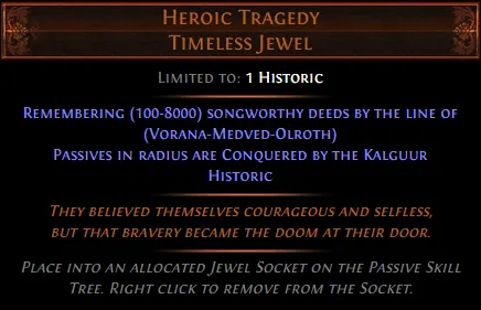 PoE Heroic Tragedy
