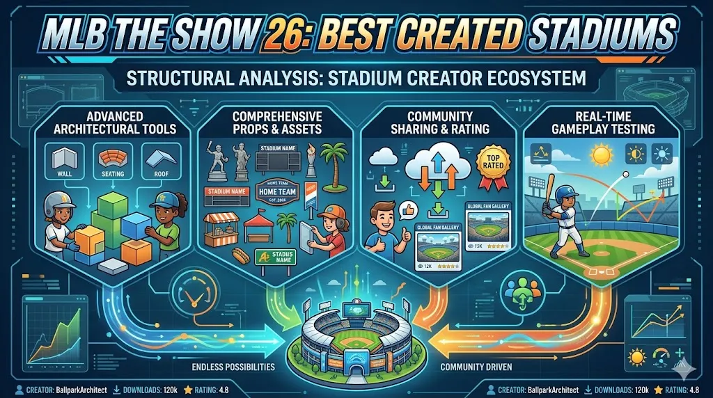 MLB The Show 26 Best Created Stadiums