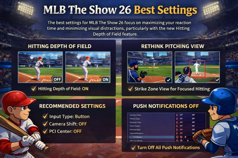 MLB The Show 26 Best Settings