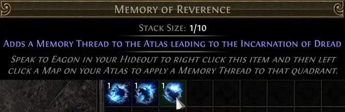 PoE Memory of Reverence