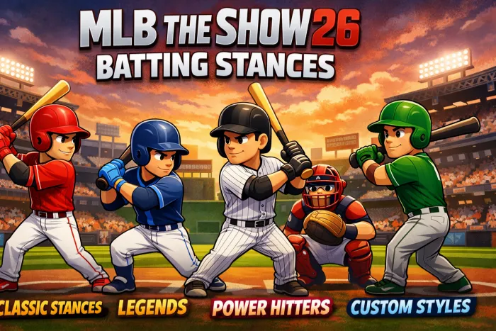 MLB The Show 26 Top Recommended Batting Stances