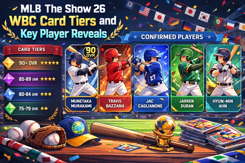 MLB The Show 26 WBC Card Tiers and Key Player Reveals