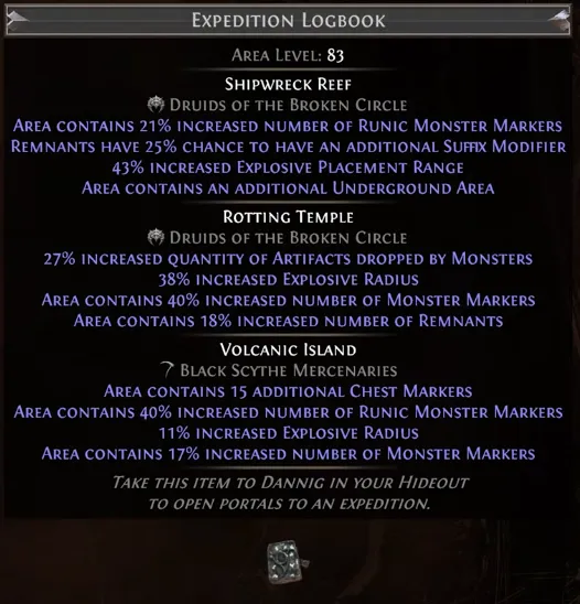 PoE Logbooks Example