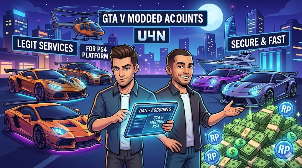 Legit GTA 5 Modded Accounts Ps4 From U4N
