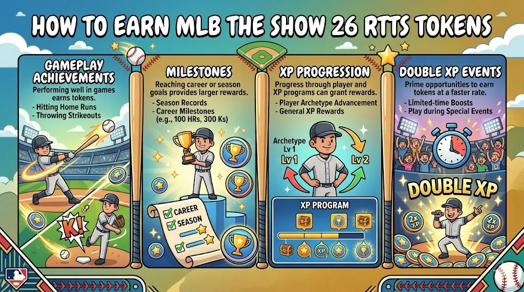 How To Earn MLB The Show 26 RTTS Tokens