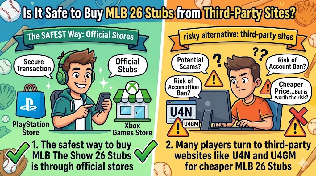 is buy mlb the show 26 stubs safe