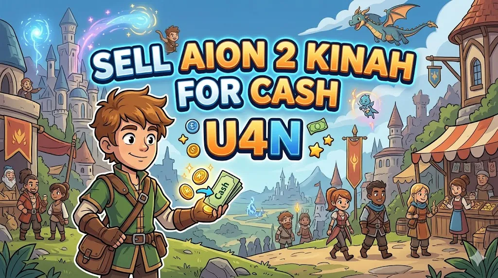 Sell Aion 2 Kinah for Cash at U4N