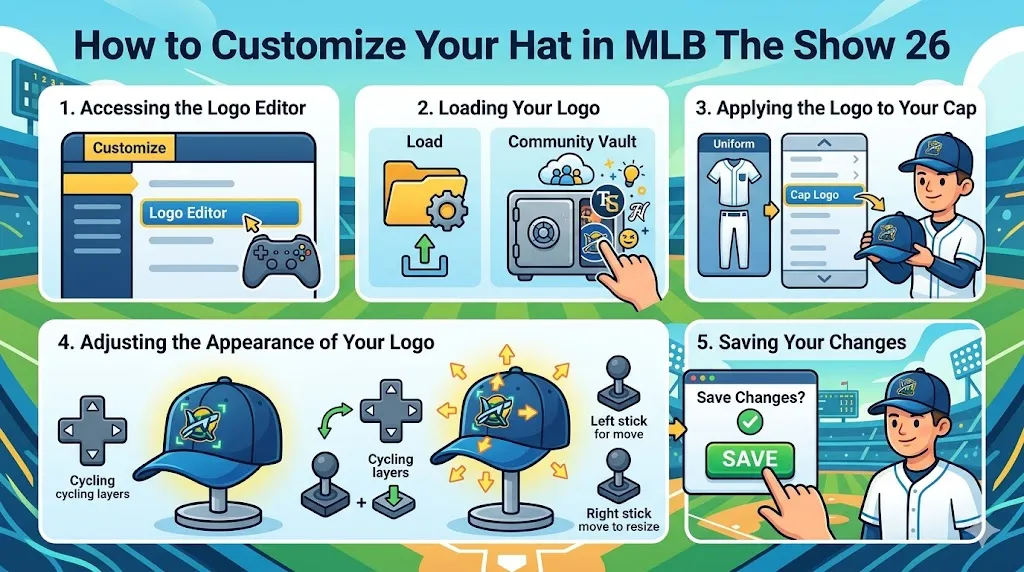 How to Customize Your Hat in MLB The Show 26