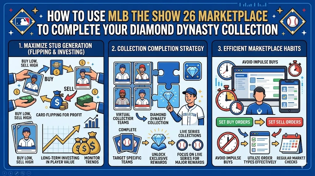 How to Use MLB The Show 26 Marketplace to Complete Your Diamond Dynasty Collection