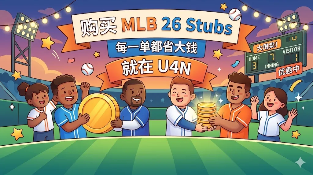 购买 MLB 26 Stubs：在 U4N 每一单都省大钱