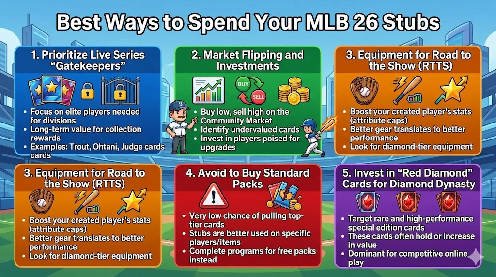 Best Ways to Spend Your MLB 26 Stubs