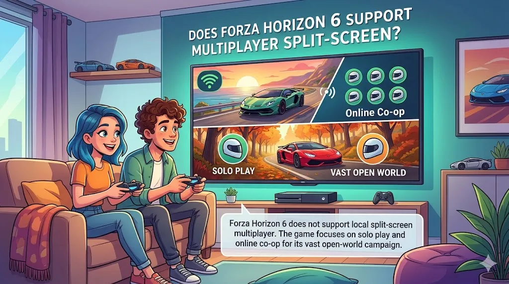 Does Forza Horizon 6 Support Multiplayer Split-Screen?