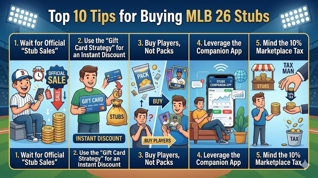 Top 10 Tips for Buying MLB 26 Stubs