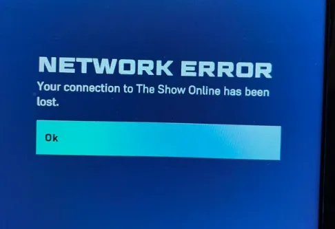 MLB The Show 26 Network Error Xbox