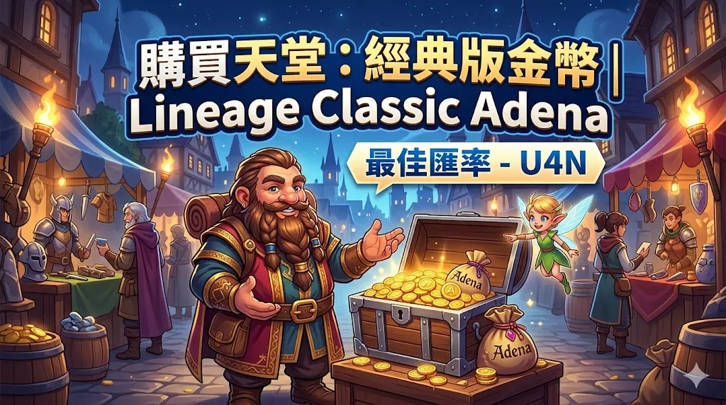 購買天堂：經典版金幣 | Lineage Classic Adena 最佳匯率 - U4N