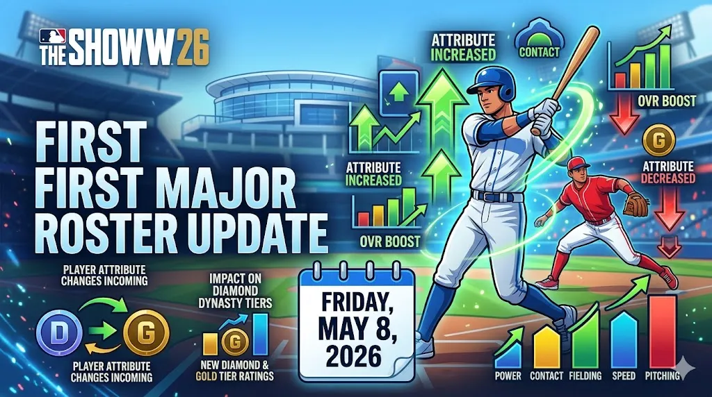 MLB The Show 26: First Roster Attributes Update, Release Date
