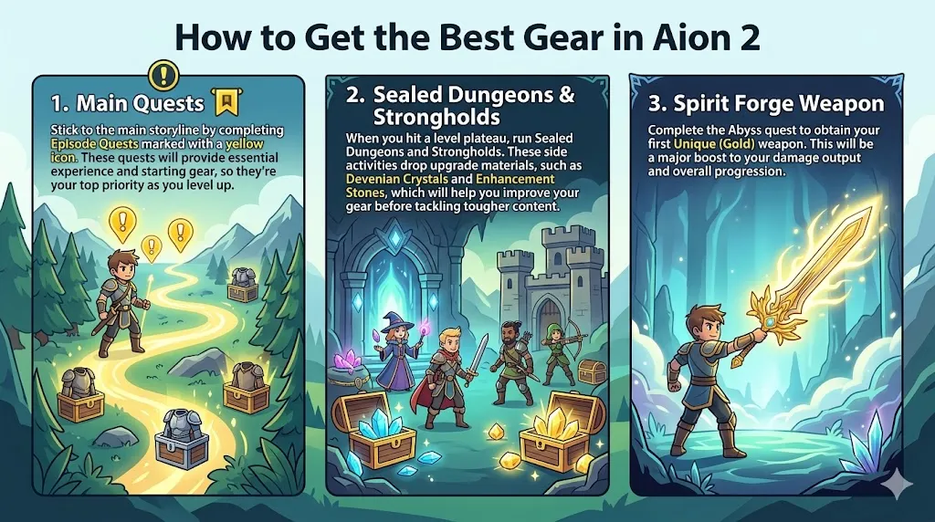 How to Get the Best Gear in Aion 2