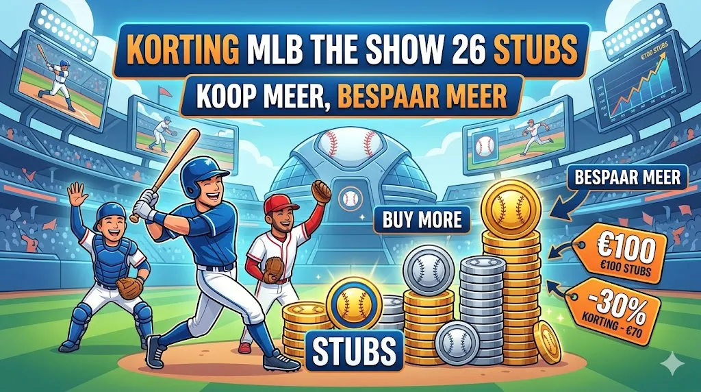 Korting MLB The Show 26 Stubs - Koop Meer, Bespaar Meer
