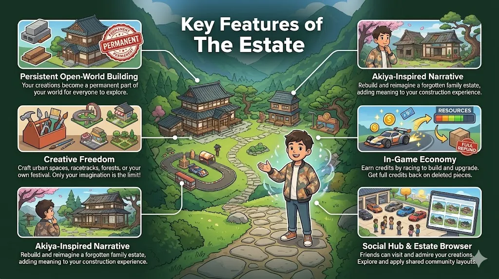 Forza Horizon 6 Key Features of The Estate