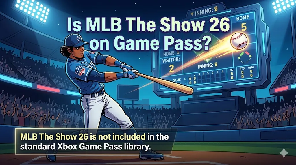 Is MLB The Show 26 on Game Pass?