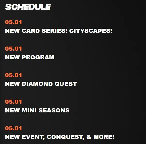 MLB The Show 26: May 1 Schedule Update