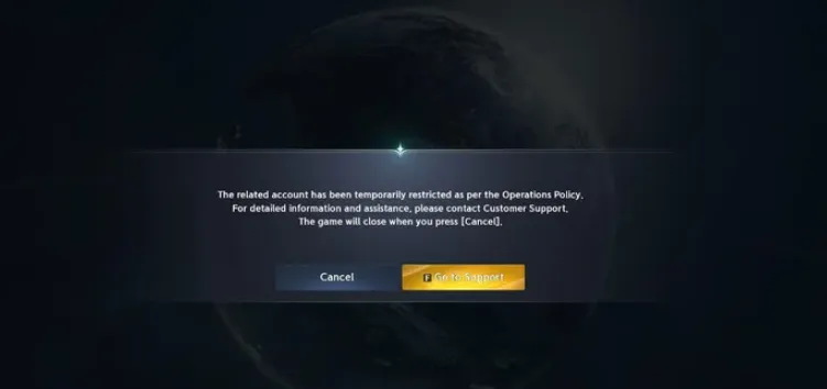 Aion 2 This Account is Temporarily Restricted