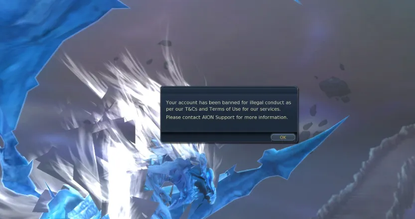 Aion 2 Account Banned