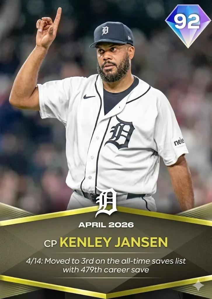Kenley Jansen 92 OVR - MLB The Show 26