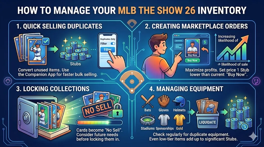 How to Manage Your MLB The Show 26 Inventory