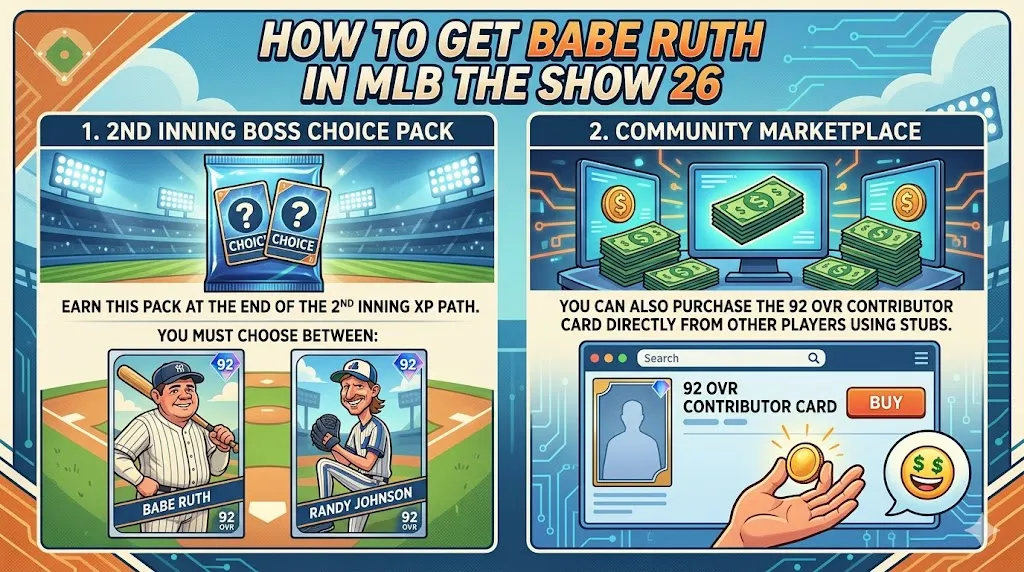 How to Get Babe Ruth in MLB The Show 26