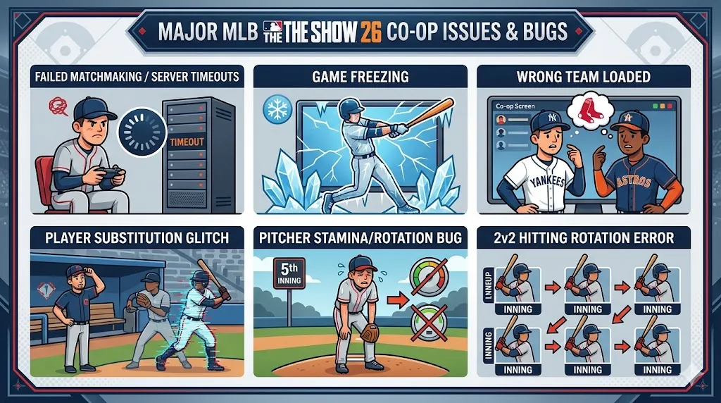 Major MLB The Show 26 Co-op Issues & Bugs