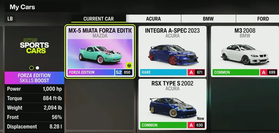 Forza Horizon 6 Acura Integra