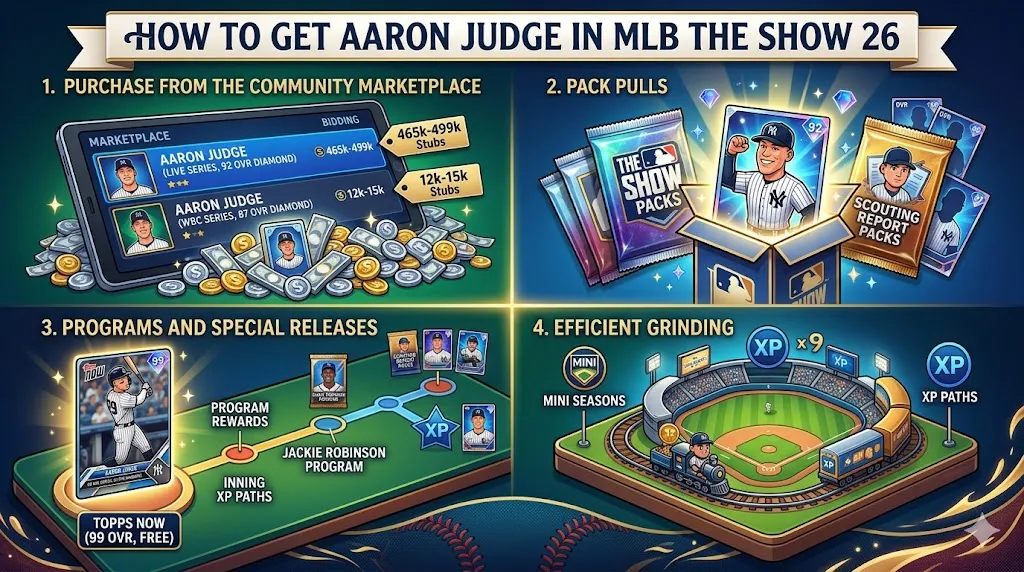 How to Get Aaron Judge in MLB The Show 26