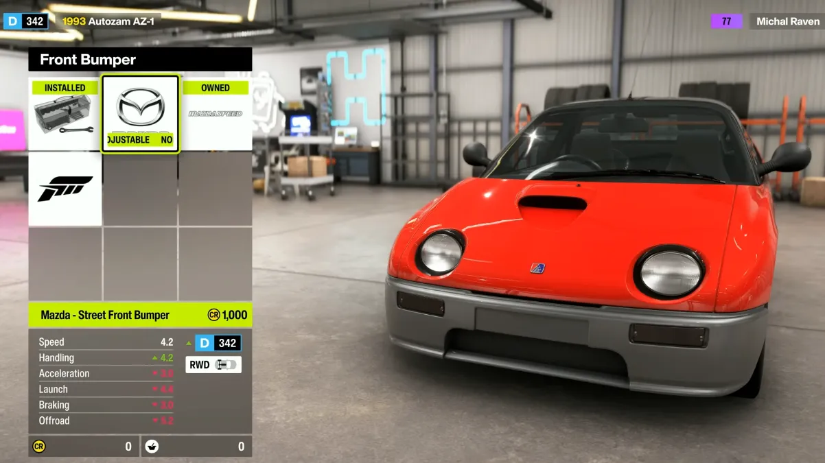 Forza Horizon 6 Autozam AZ-1