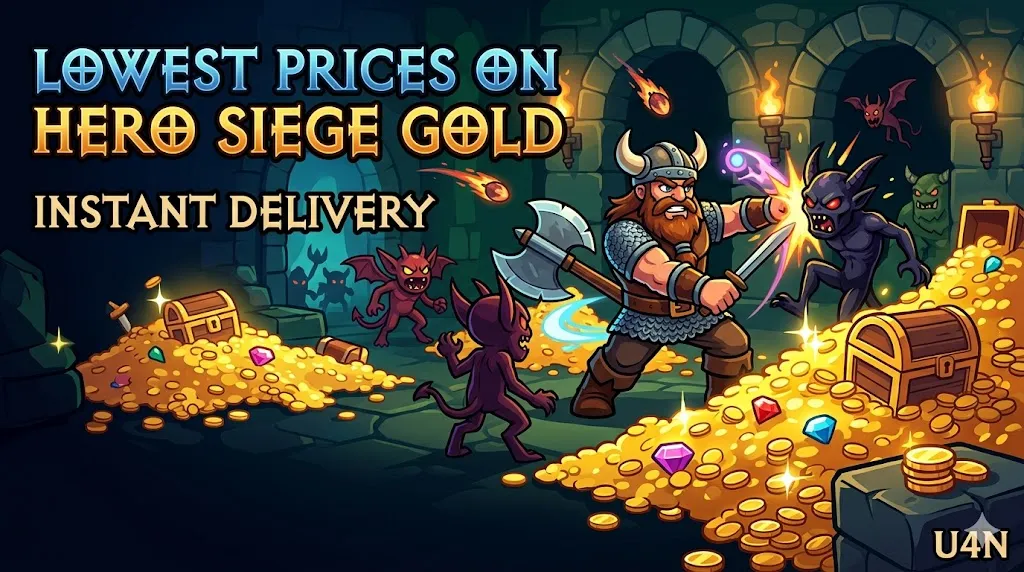 Level Up Fast: Buy Hero Siege Gold at U4N
