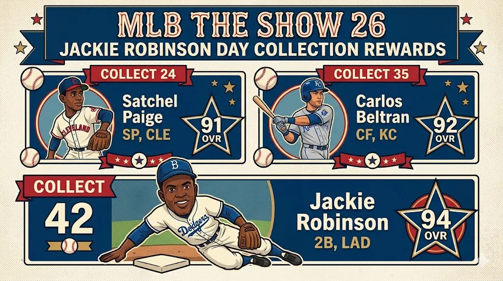 MLB The Show 26 Jackie Robinson Day Collection Rewards