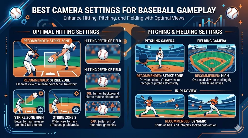 Best Camera Settings for MLB The Show 26