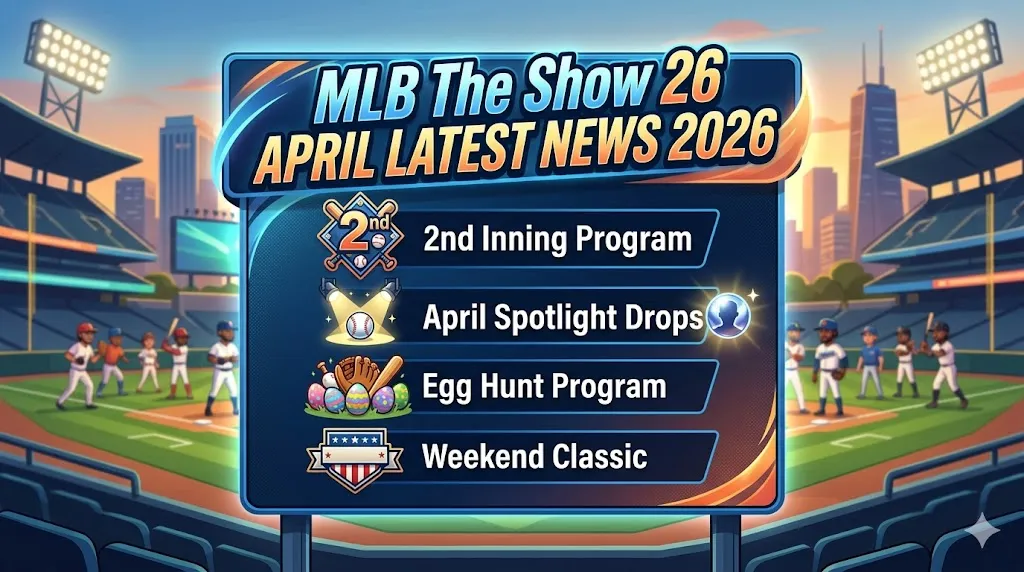 MLB The Show 26 April Latest News 2026