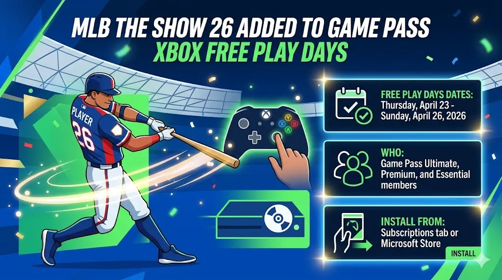 MLB The Show 26 Added to Game Pass