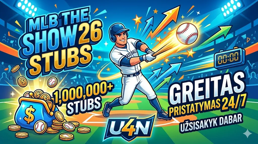 MLB The Show 26 Stubs – Greitas pristatymas 24/7 | U4N