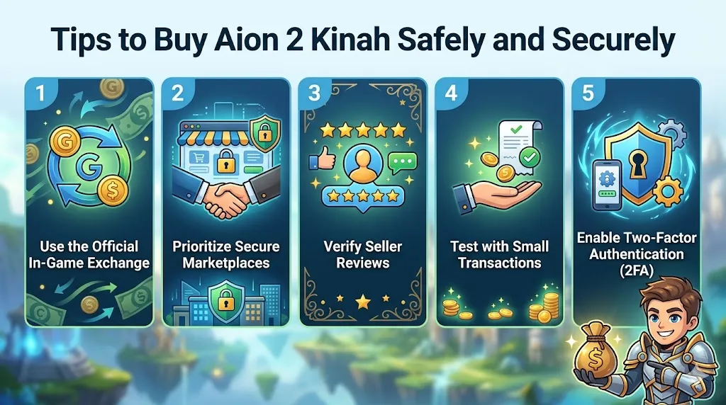 Tips to Buy Aion 2 Kinah Safely and Securely