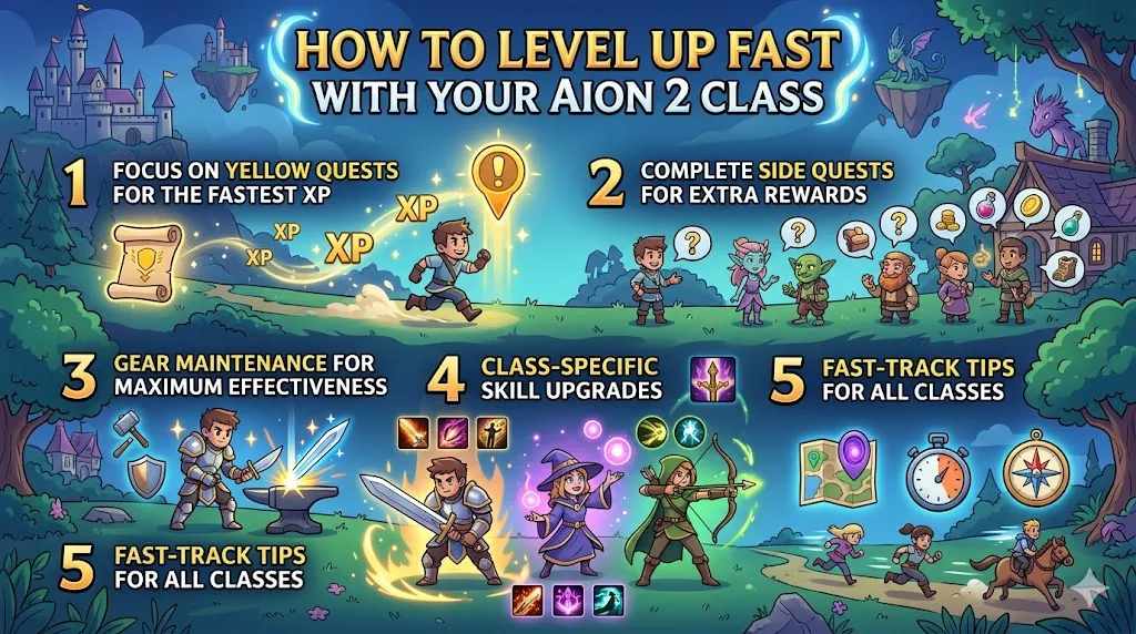 How to Level Up Fast with Your Aion 2 Class
