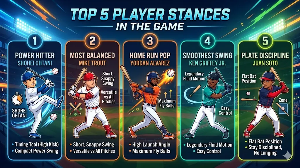 MLB The Show 26 Top 5 Player Stances