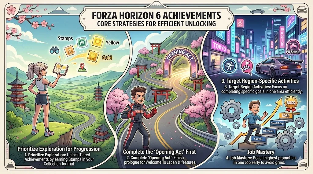 Forza Horizon 6 Achievements Core Strategies for Efficient Unlocking
